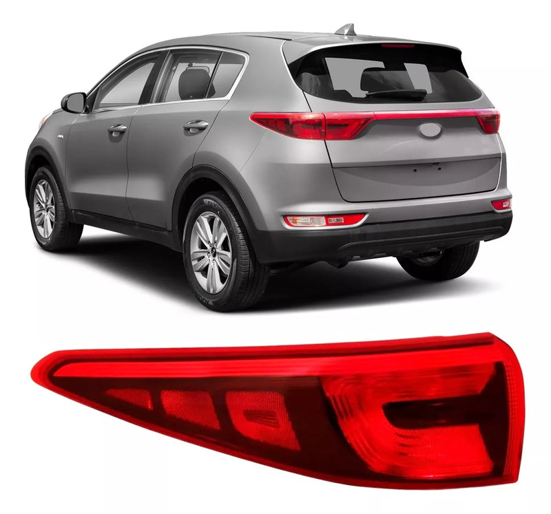 Lanterna Traseira Lado Esquerdo sem Led Kia Sportage | 2017 e 2018