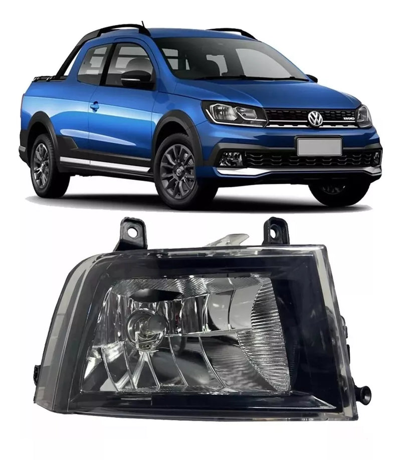 Farol Auxiliar (Milha) Lado Direito VW - Volkswagen Saveiro Cross 2017 a 2022 | Crossfox 2015 a 2018