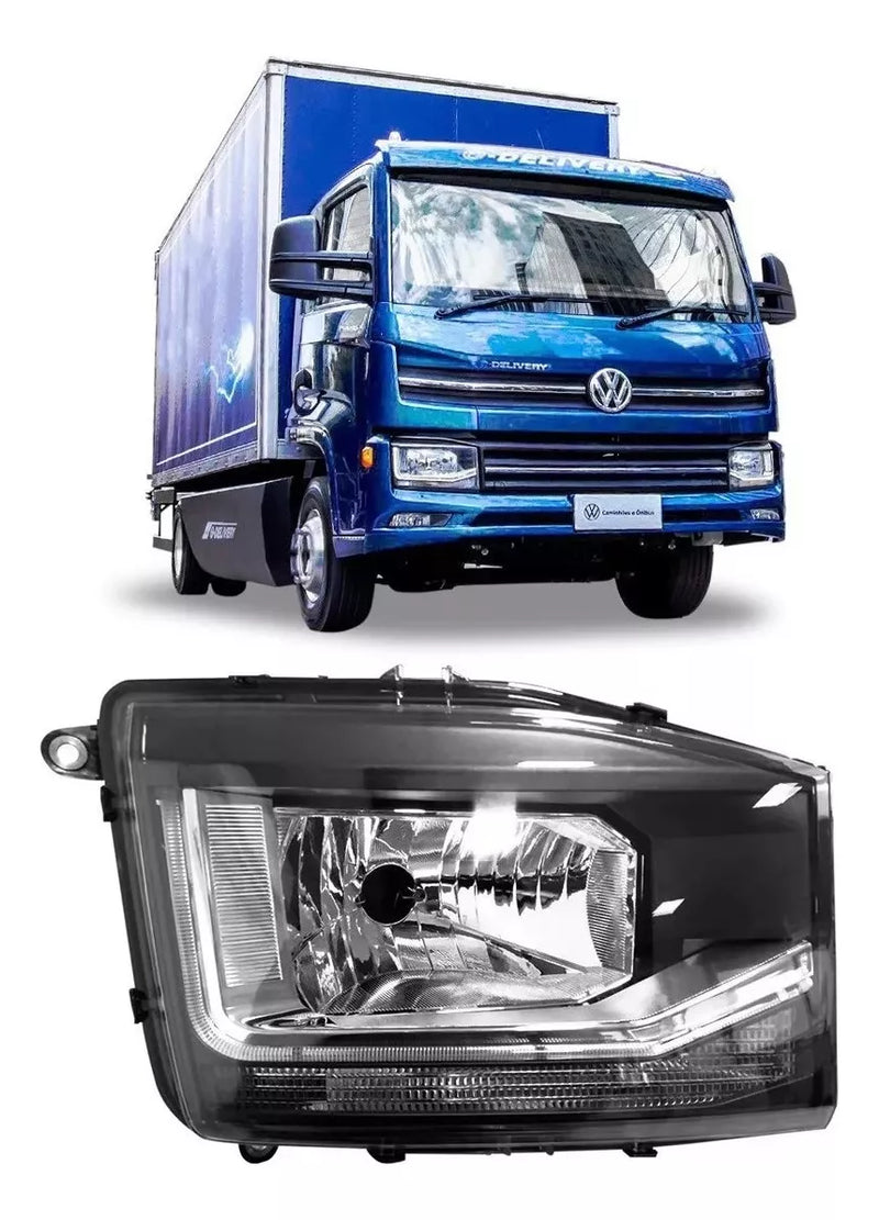 Farol Lado Direito com LED VW - Volkswagen Delivery | 2018 a 2023